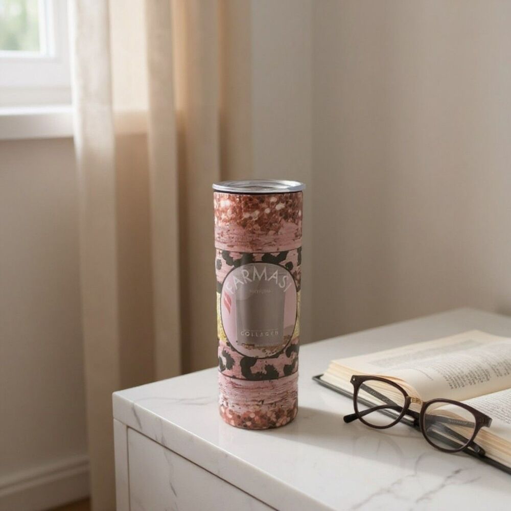 Farmasi Stainless Steel Tumbler | Insulated Travel Mug | Hot & Cold Drink Cup 20